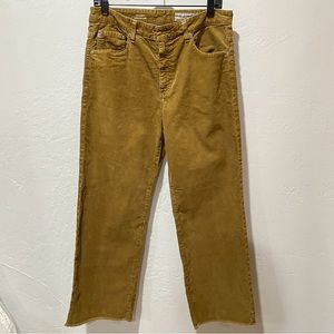 AG The Rhett High Waist Crop Corduroy Jeans